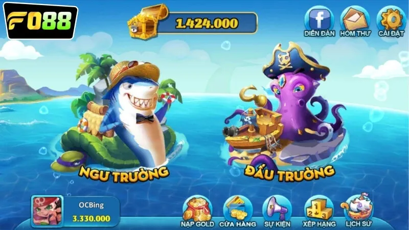 Lợi ích khi chơi bắn cá ăn xu FO88